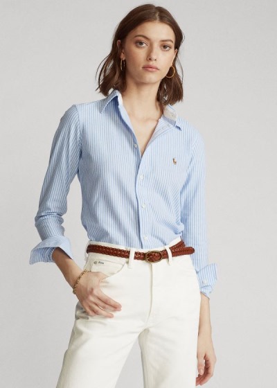 Dámské Košile Polo Ralph Lauren Striped Knit - 10392-EOXB